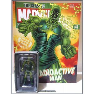Eaglemoss 1:16 Classic Marvel Figurine‎ w/Book: Radioactive Man #143